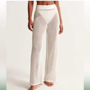 NWT Abercrombie & Fitch Crochet Coverup Pant